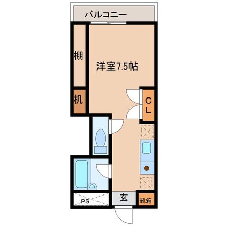 グレイス壱番館の物件間取画像